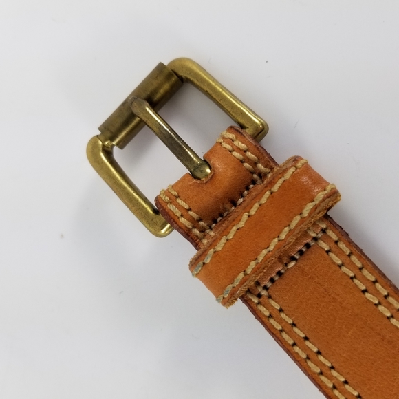 JONATHAN BRYAN | genuine leather stitch detail belt - Picture 2 of 5